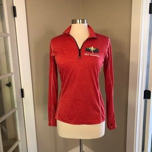 NWOT North Olympic Discovery Half Marathon Technical HalfZip Long Sleeve T